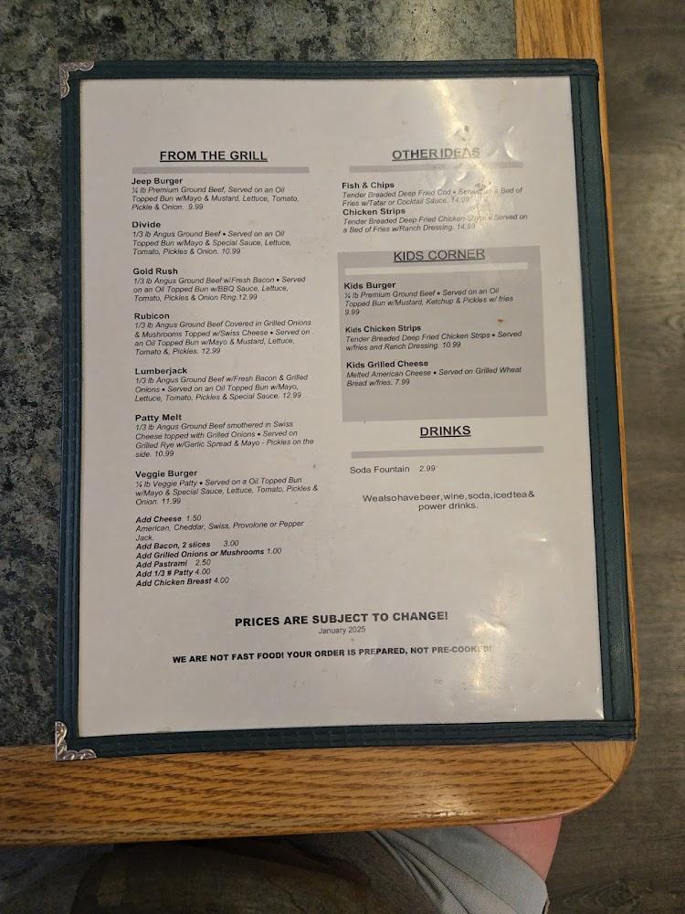 Terry's Pizzeria & Grill Menu image 2